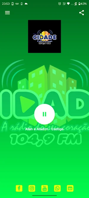 Rádio Cidade 104.9 FM Screenshot 0