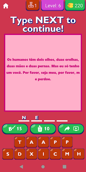 Sorry Quotes In Portuguese App Screenshot 0
