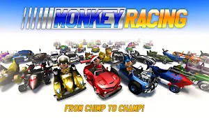 Monkey Racing Free Screenshot 0