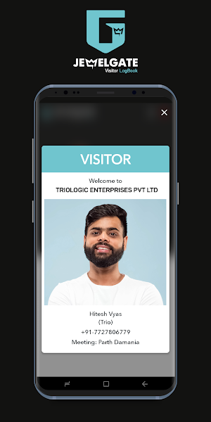 JewelGate - Visitor LogBook Screenshot 3