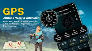GPS Altitude Meter & Altimeter Screenshot 0