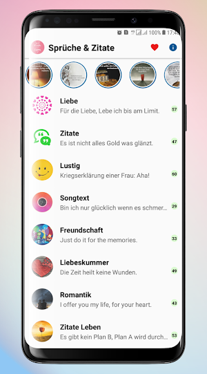 Lektionen fürs Leben, Zitate Leben Screenshot 0