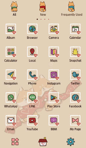Cute Wallpaper Shiba♡Friends Theme Screenshot 2