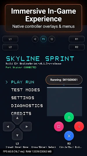 Bachata S4 Emulator Screenshot 1