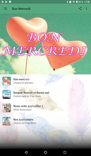 Bon Mercredi - Images et phrases Screenshot 0