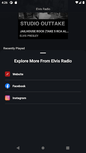 Elvis Radio Screenshot 2