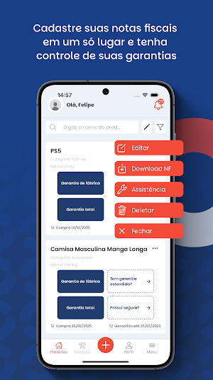 Novoto: Guardar Nota Fiscal Screenshot 1