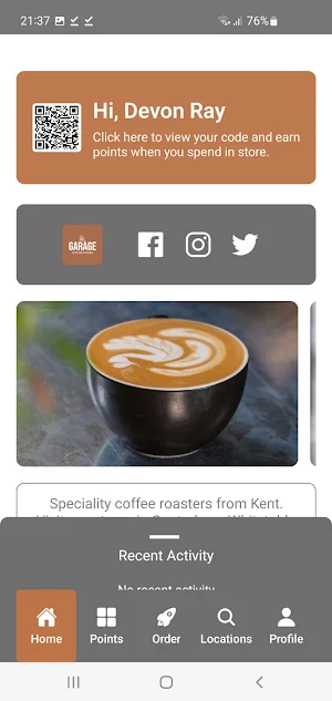 Garage Coffee Screenshot 2