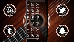 Guitar Launcher Theme Screenshot 1