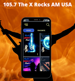 105.7 The X rocks am usa Screenshot 2