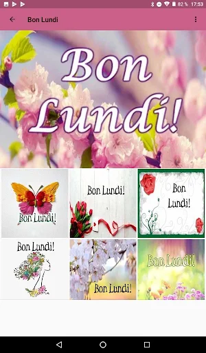 Bon Lundi - Images et phrases Screenshot 2