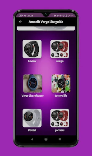 Amazfit Verge Lite guide Screenshot 1