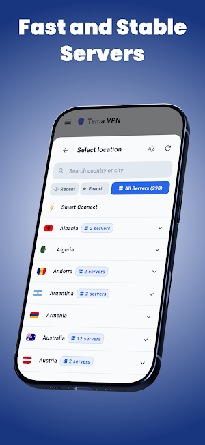 Tama VPN - Fast Secure VPN Screenshot 2