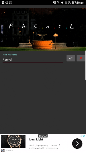 Friends' name creator Screenshot 2