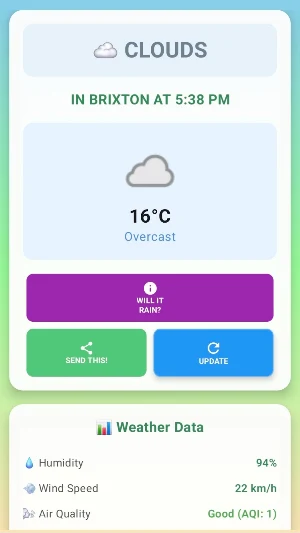 Tiny Weather Station Screenshot 0