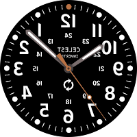 CELEST5405 Mirrored Watch