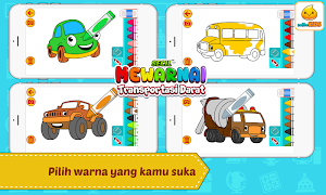 Mewarnai Mobil Kartun Screenshot 2