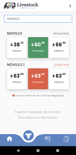 Livestock Analytics - Precios Screenshot 3