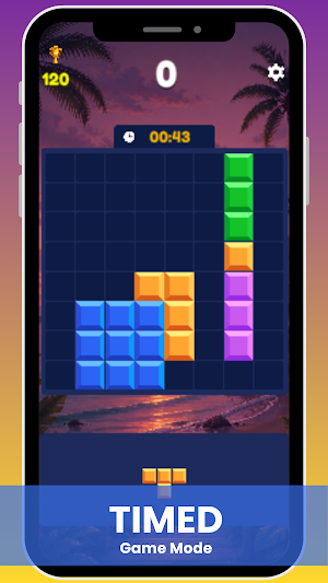 Bliss Sunset: Block Puzzle Screenshot 1