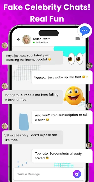 Idol Video Call - Prank Chat Screenshot 2