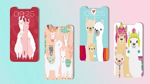 Cute Alpaca Llama Wallpaper Screenshot 3