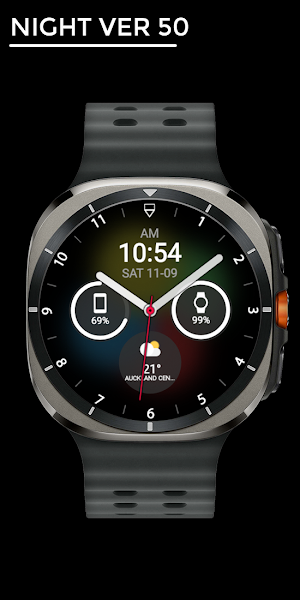 Night ver 50 - watch face Screenshot 0