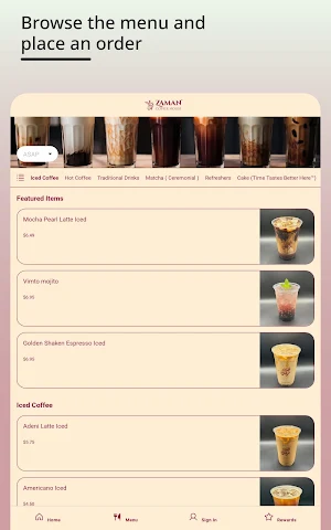 Zaman Coffee House Screenshot 1