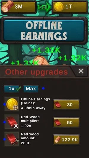Idle Wood: Chop & sell Screenshot 3