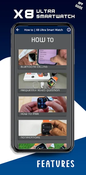 X8 Ultra SmartWatch app Guide Screenshot 0
