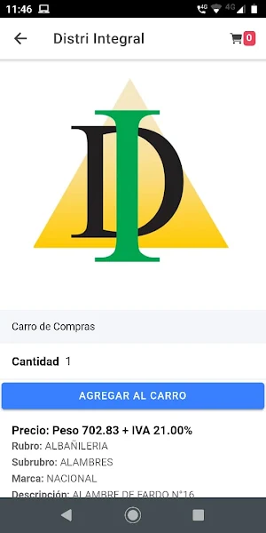 Distribuidora Integral Ferretería Sanitarios Screenshot 2