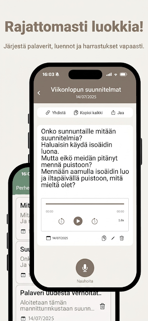 Puhe Tekstiksi: Litterointi AI Screenshot 2