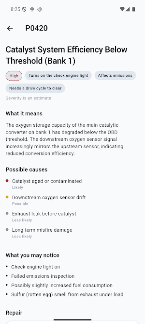 ObdScan: OBD2 Car Scanner Screenshot 1