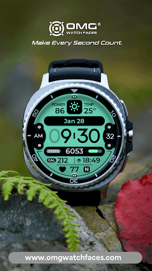 OMG 326 - Digital Watch Face Screenshot 3