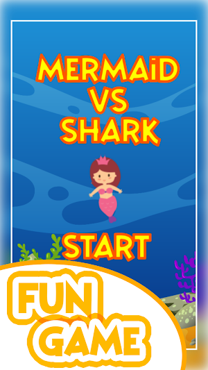mermaid ve shark Adventures Screenshot 0