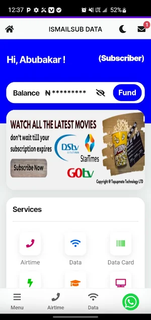 Ismail Sub Data Screenshot 1