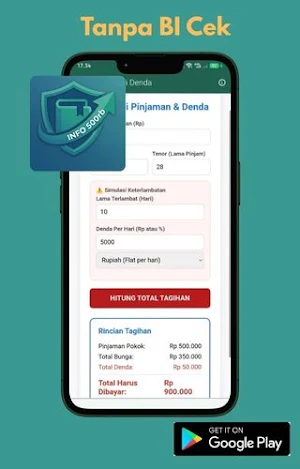 Pinjam 500rb Tanpa BI Cek Clue Screenshot 2