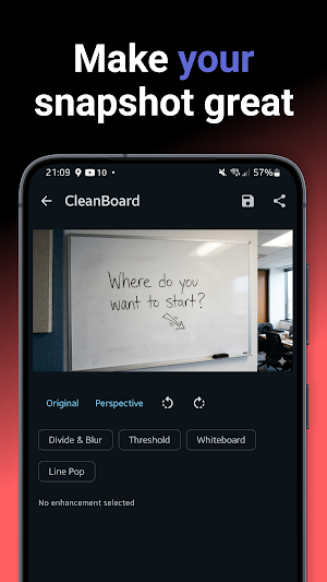 CleanBoard Whiteboard Scanner Screenshot 0