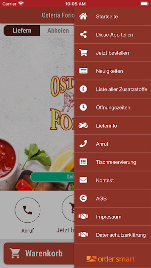 Osteria Forio Screenshot 2
