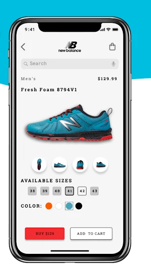 newbalance shoes app Screenshot 0