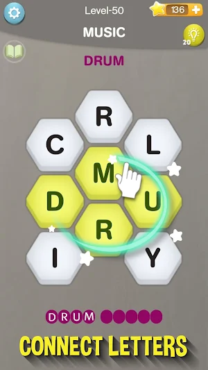 Word Stacks - Hexa Word Search Screenshot 3