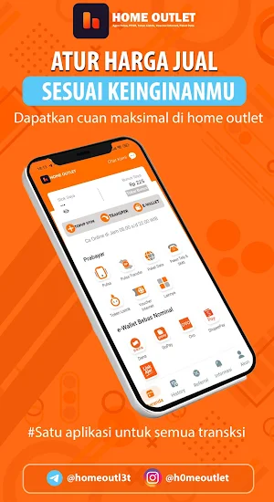 Home Outlet - Agen Pulsa murah Screenshot 2