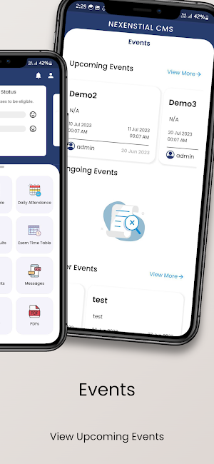 AMVAMC Student CMS Screenshot 1