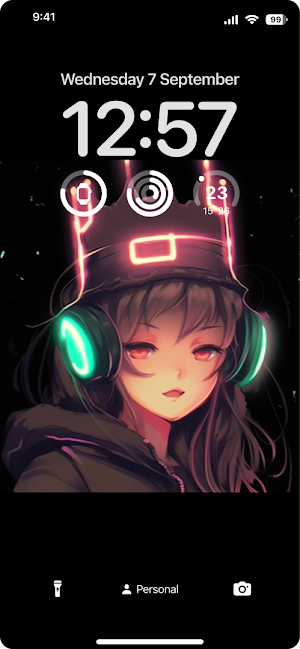 Black Wallpaper Screenshot 1
