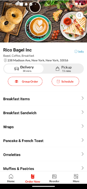 Rico Bagel Inc Screenshot 1