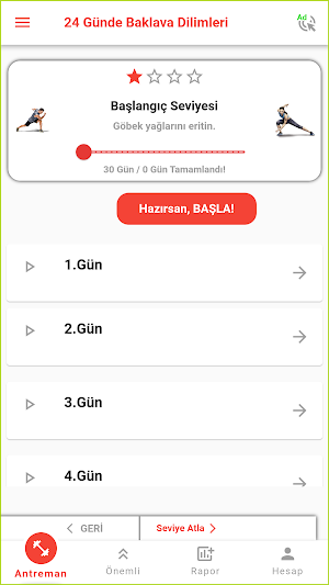 24 Günde Baklava Karın Kasları Screenshot 0