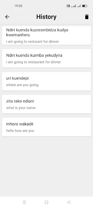 Shona To English Translator Screenshot 2