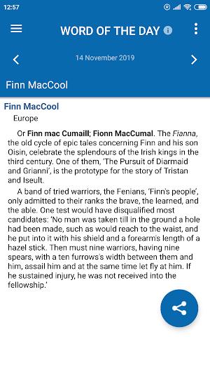 Oxford Dictionary of World Mythology Screenshot 3