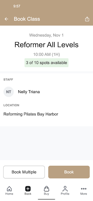 Reforming Pilates Screenshot 2