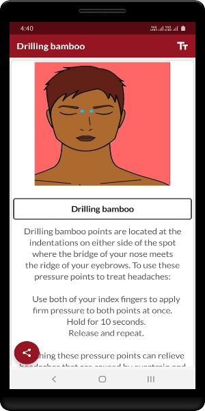 Acupressure Points - Guide Screenshot 2