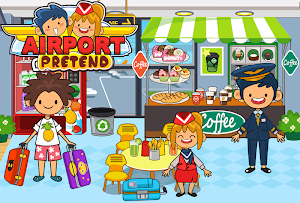 My Pretend Airport - Kids Travel Town Games Screenshot 3